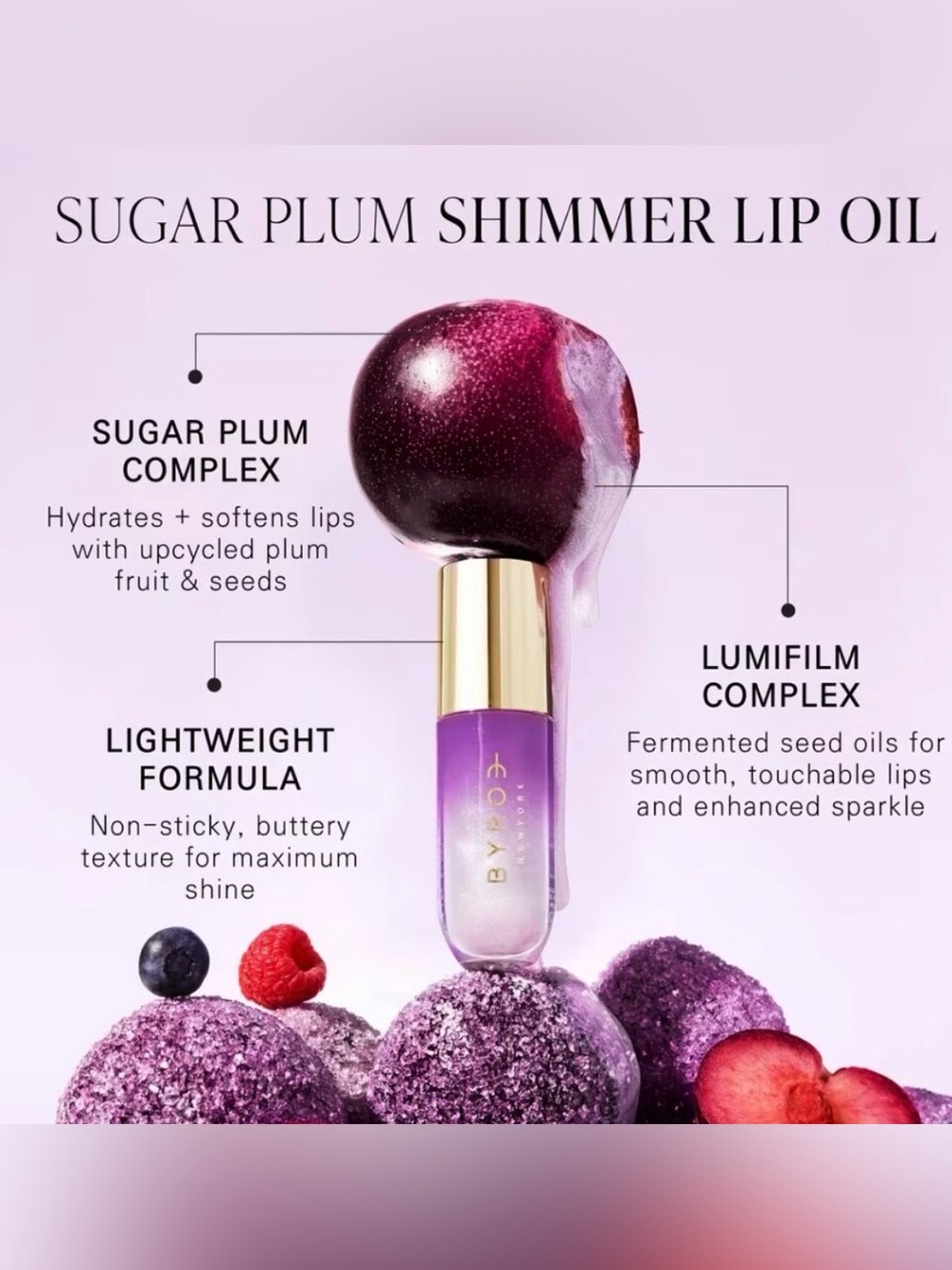 NIB ~ BYROE Sugar Plum Shimmer Lip Oil
$26 RV - Picture 4 of 9
